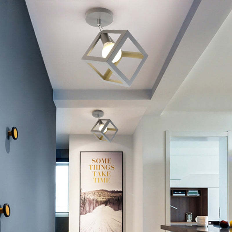 Herbert Design LED Zwart Wit Metaal Eetkamer Slaapkamer Woonkamer