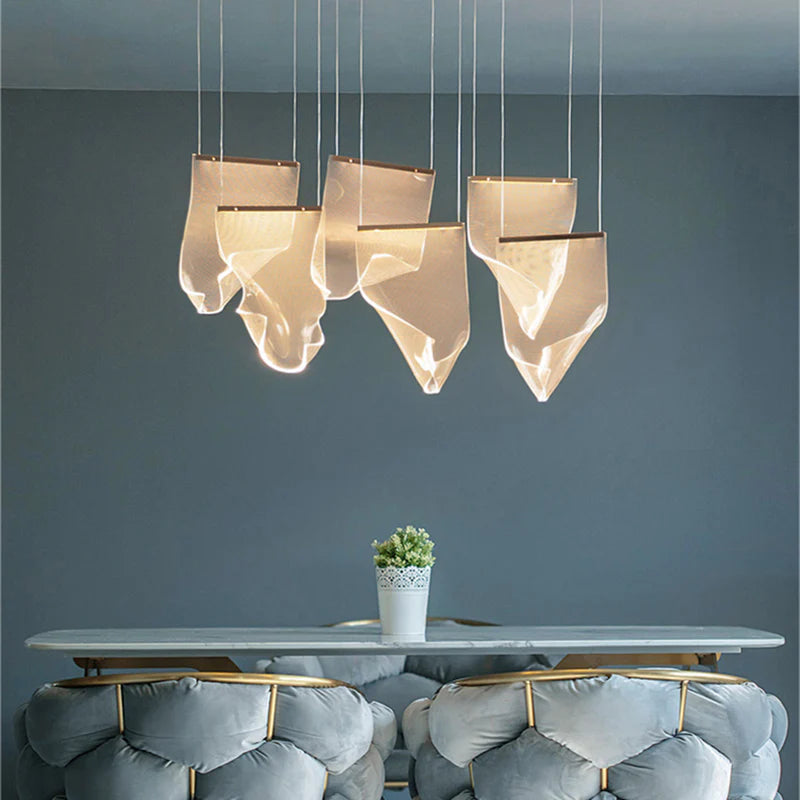 Marylin Retro LED Kroonluchter Ronde Metaal Slaapkamer Woonkamer