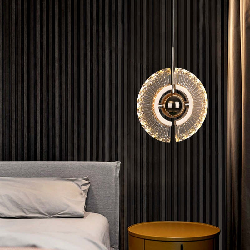 Kristy Modern Draaibaar Hanglamp Goud Metaal Acryl Woonkamer Slaapkamer