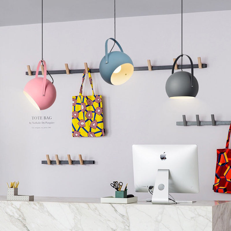 Morandi Moderne LEDHanglamp Geel/Blauw/Roze/Gary Metaal Slaap/Kinder/Woonkamer