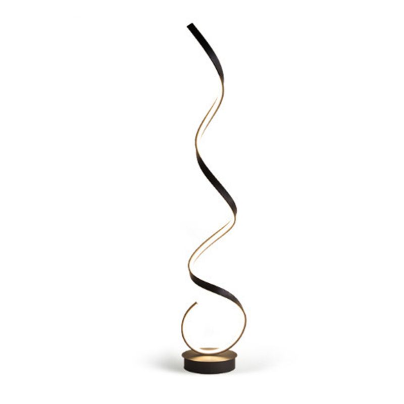 Louise Moderne Steamline Minimalistische Lineaire Vloerlamp Wit/Zwart Eetkamer/Woonkamer/Kelder/Hal