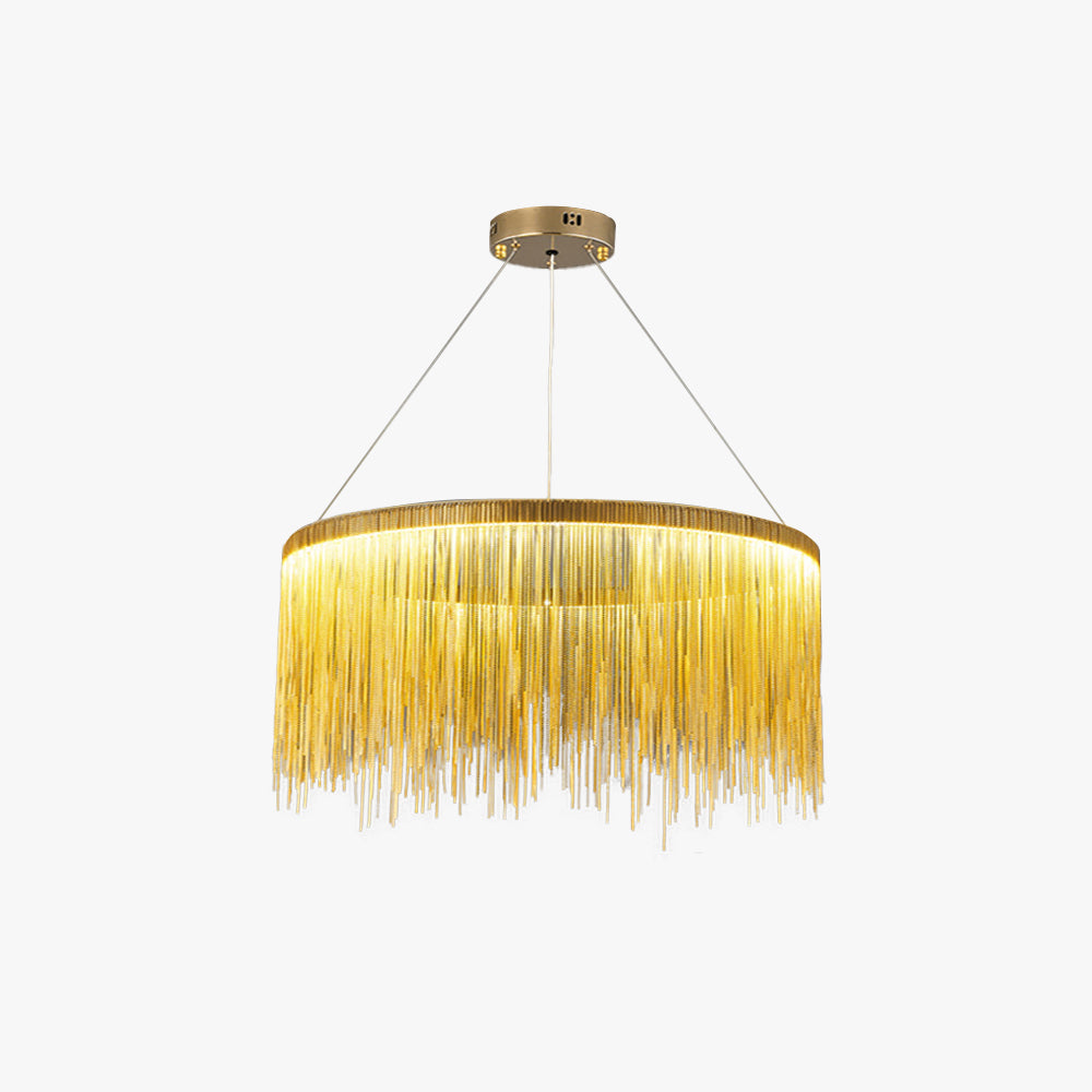 Marilyn Design Grote LED Hanglamp Zwart Wit Gouden Metaal  Woonkamer