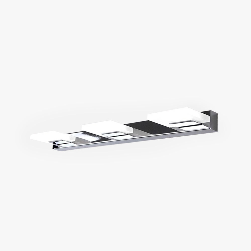 Leigh Moderne LED Wandlamp Zilver Metaal Slaapkamer Badkamer