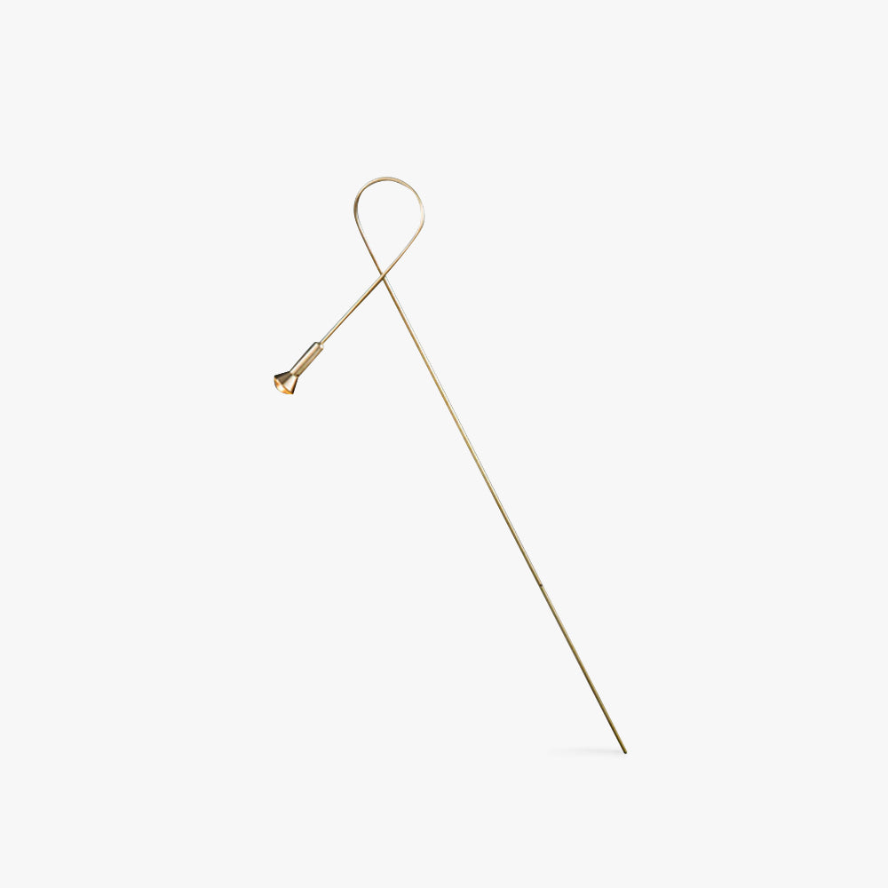 Carina Moderne Lineaire LED Grondlamp Buiten Goud Metalen Pad