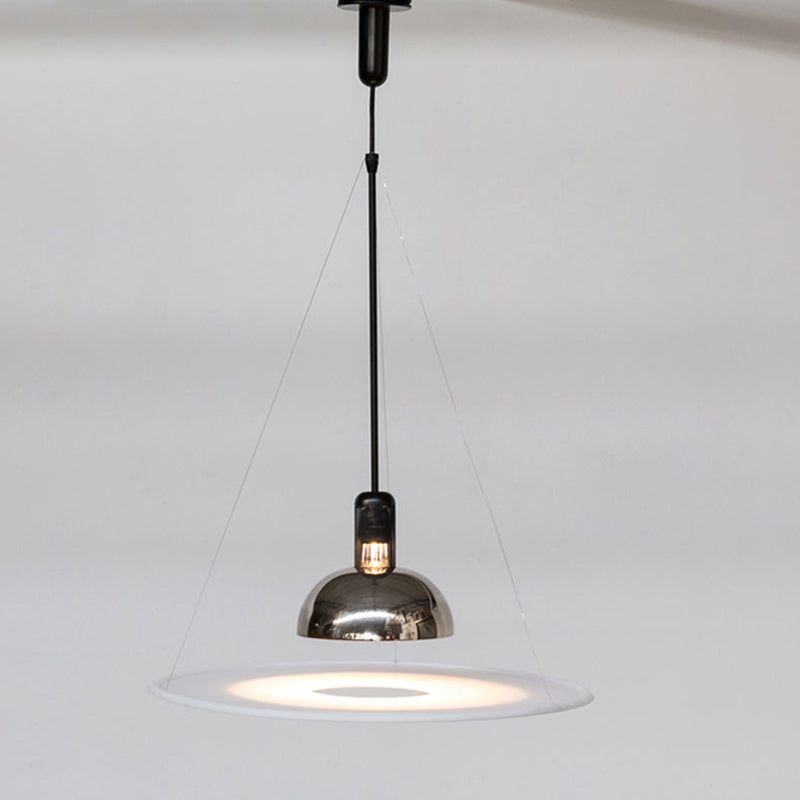 Levi Vintage Hanglampen Zwart Chroom Metaal Acryl Slaap/Woon/Eetkamer