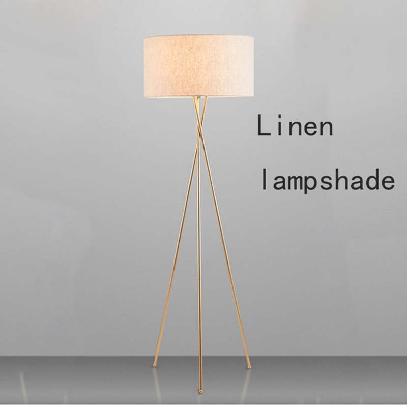 Valerio Ronde LED Tafellampen Vloerlampen Metaal Stof Woonkamer
