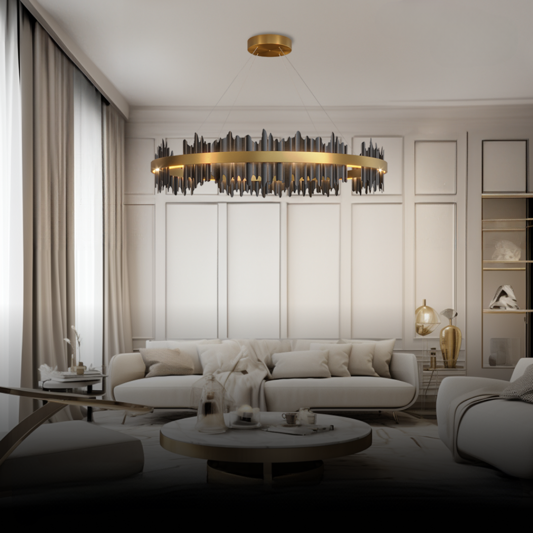 Marilyn Vintage LED Kroonluchters Zwart Wit Glass Metal Slaapkamer