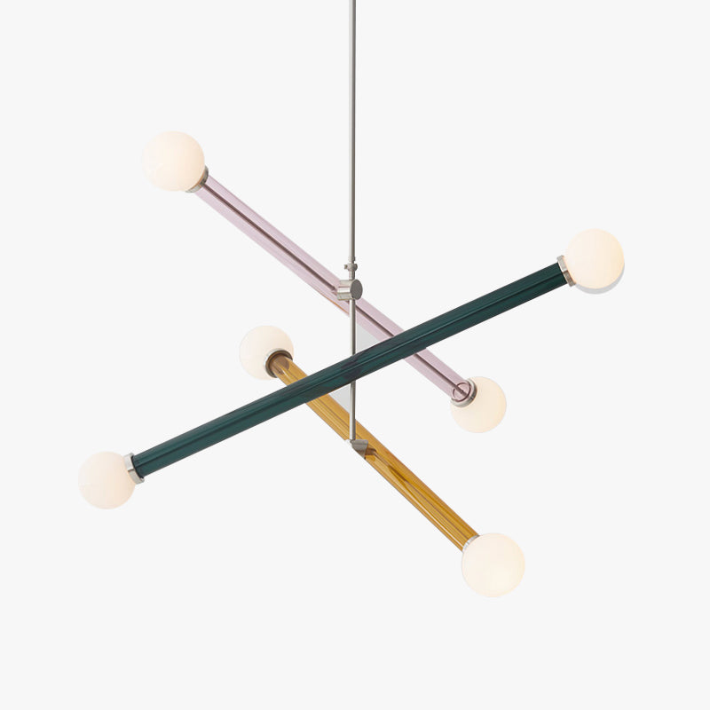 Elio Lineaire Design LED Hanglampen Metaal Glas Kinderkamer Woonkamer