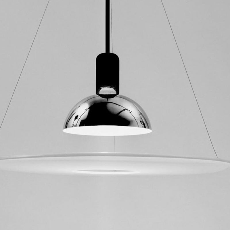 Levi Vintage Hanglampen Zwart Chroom Metaal Acryl Slaap/Woon/Eetkamer