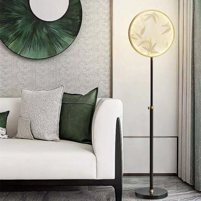 Jade  Creatief LED Vloerlampen Zwart Metaal Glas Woonkamer Eetkamer
