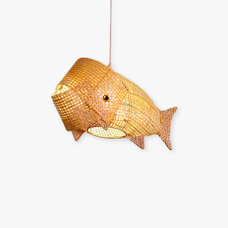 Muto Bamboe LED Hanglampen Hout Metaal Eetkamer Slaapkamer