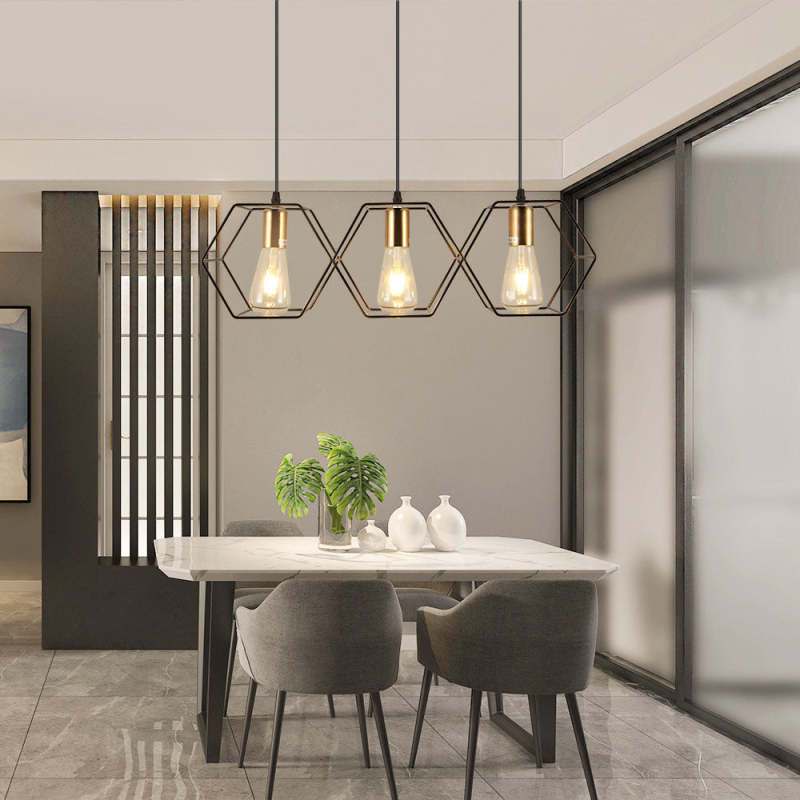 Orsini Vintage Design LED Hanglampen Metaal Eetkamer Slaapkamer