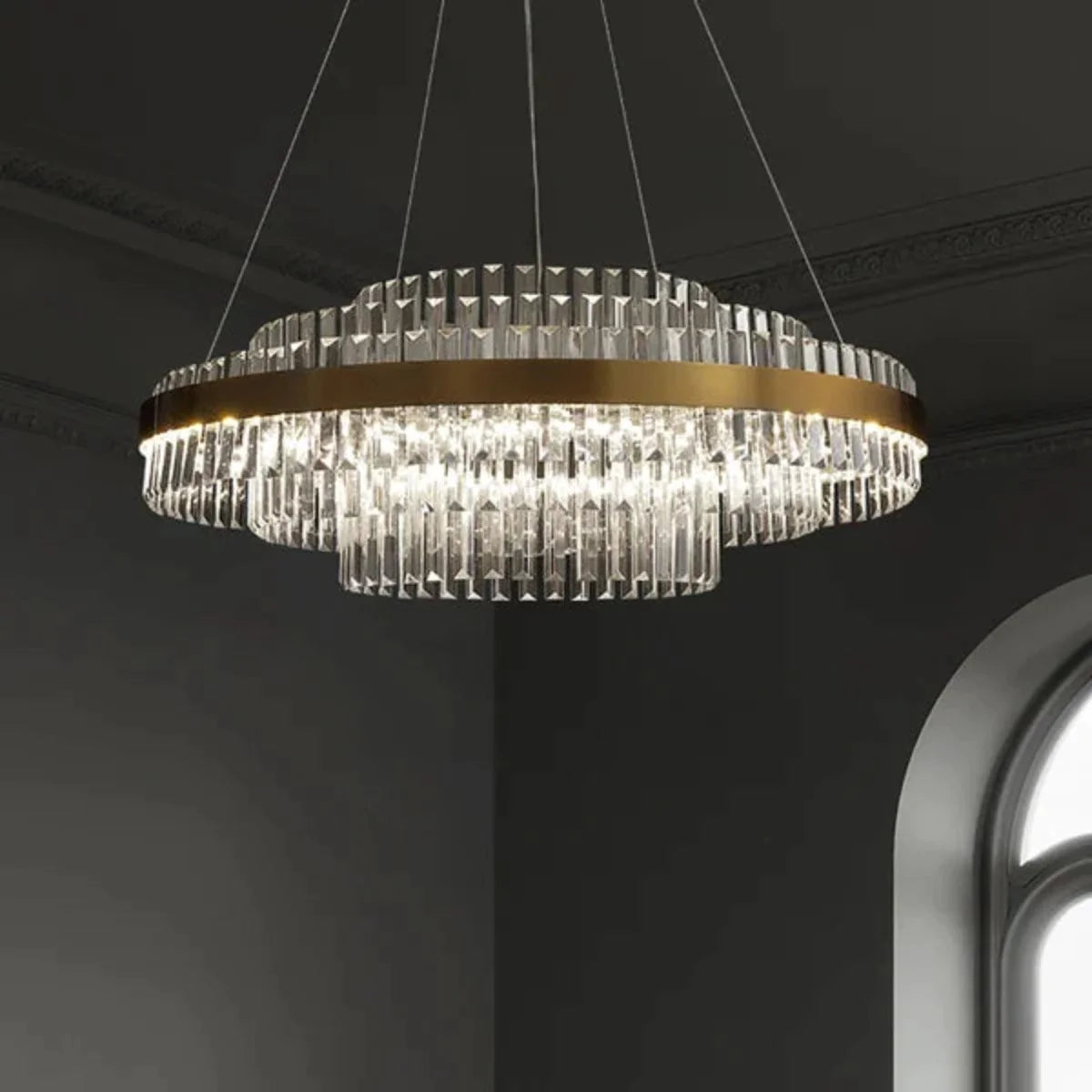 Marilyn Modern Design LED Kroonluchters Ronde Metaal Slaapkamer