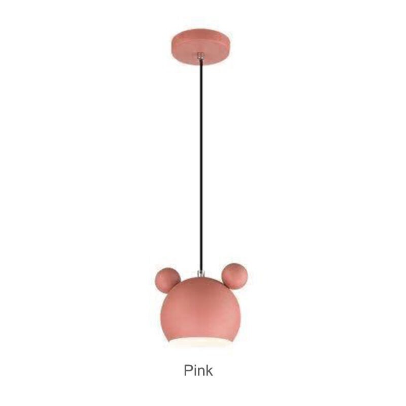 Morandi Ronde LED Hanglampen Wit Zwart Grijs Groen Metaal Kinderkamer