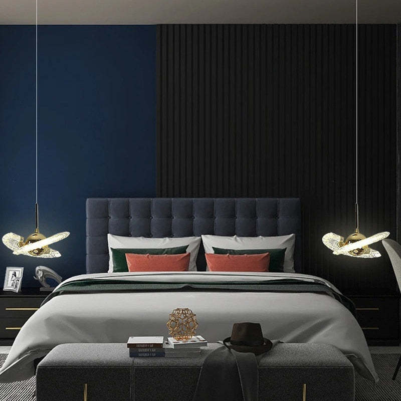 Kristy Modern Draaibaar Hanglamp Goud Metaal Acryl Woonkamer Slaapkamer