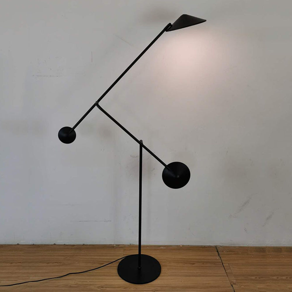 Elio Moderne Design LED Vloerlamp Zwart Metaal Woonkamer Slaapkamer