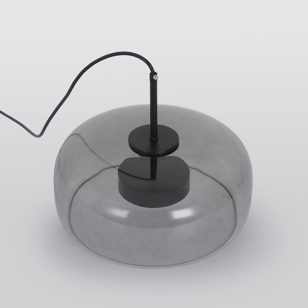 Hailie Retro LED Hanglampen Gouden Amber Metaal Glas Slaapkamer