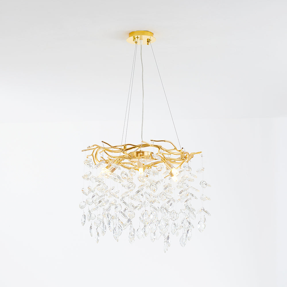 Marilyn Industrie Design LED Kroonluchters Gouden Metaal Woonkamer Eetkamer
