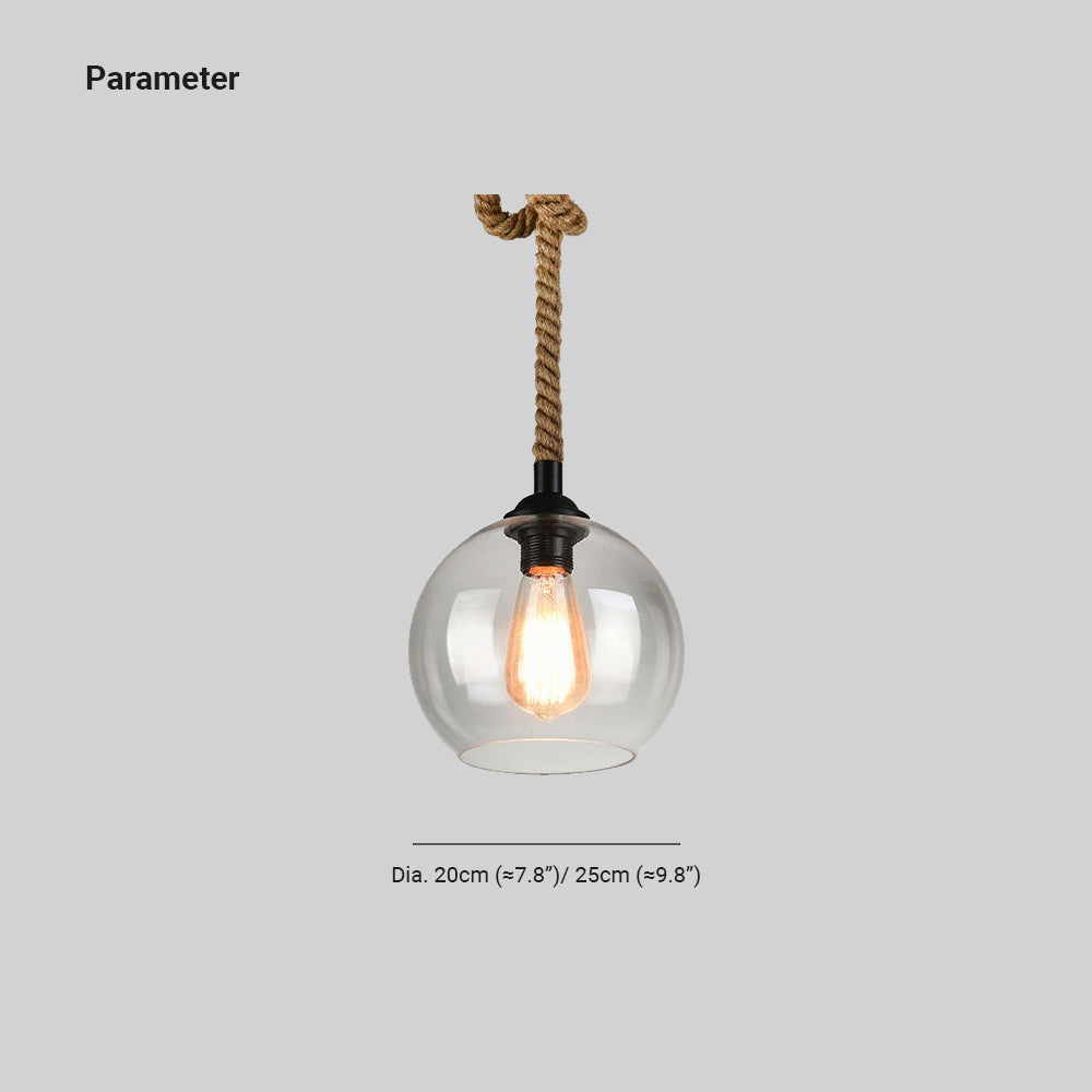 Hailie Vintage Design LED Hanglamp Glas Slaapkamer Woonkamer