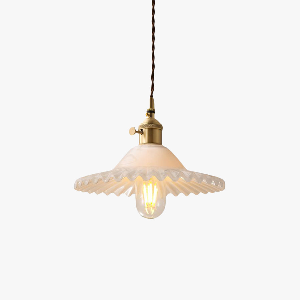 Leilani Moderne Design LED Hanglamp Glas Wit Slaapkamer Woonkamer