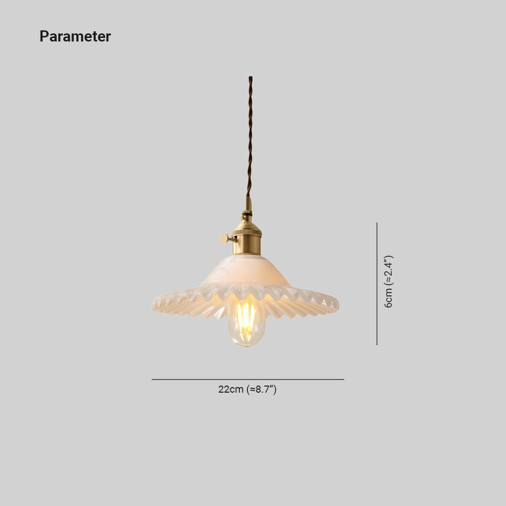 Leilani Moderne Design LED Hanglamp Glas Wit Slaapkamer Woonkamer