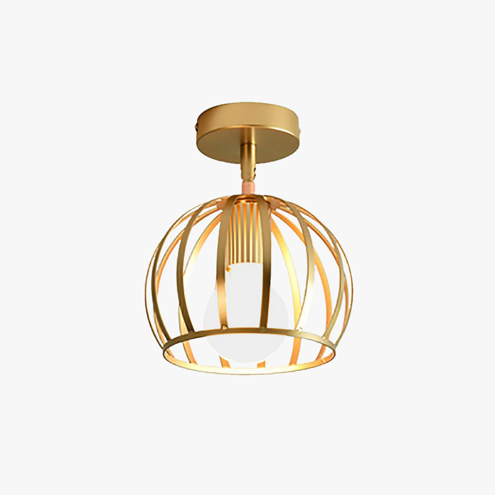 Herbert Moderne Design LED Plafondlamp Messing Woonkamer Keuken