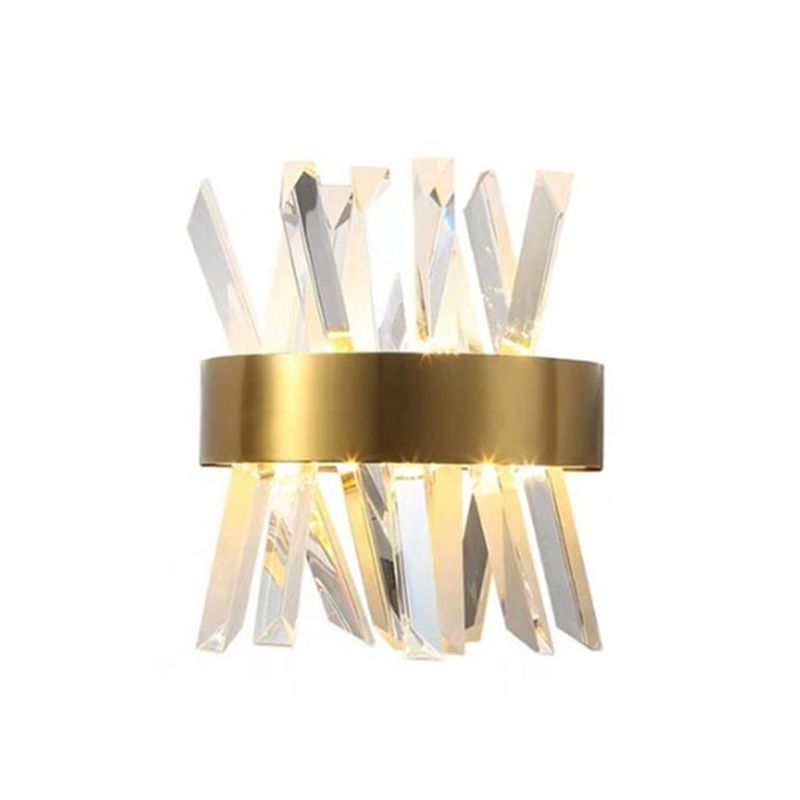 Kristy Luxe Design LED Wandlamp Glass Goud Slaapkamer Woonkamer