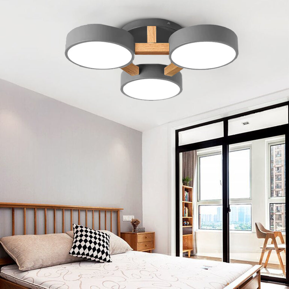 Minori Moderne Design LED Plafondlamp Metaal Slaapkamer Woonkamer
