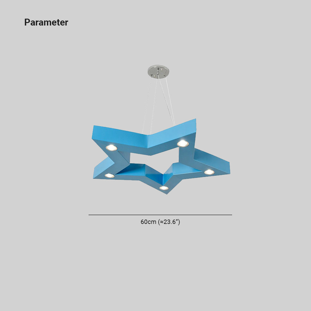 Minori Moderne Design LED Hanglamp Geel/Blauw Metaal Woonkamer