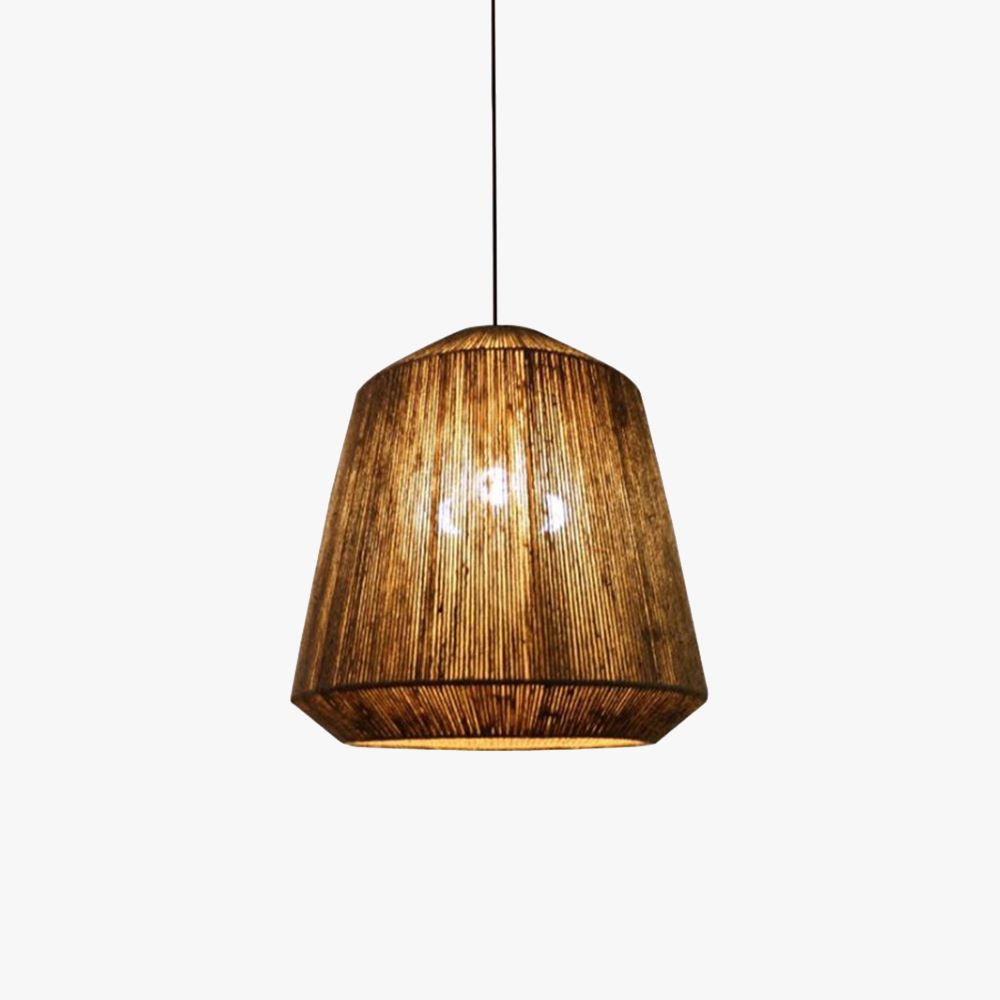 Valerio Retro Design Loom  LED Hanglamp Bruin Slaapkamer Woonkamer