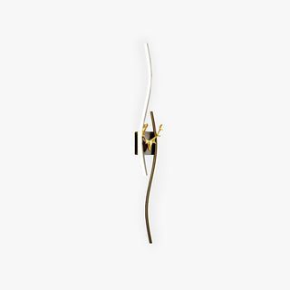 Alana Modern Industriele LED Wandlamp Zwart/Goud Metaal Woon/Slaapkamer Binnen