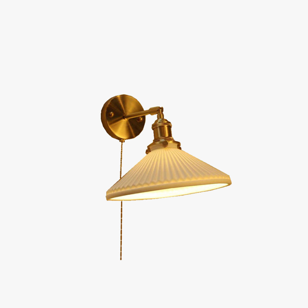 Lottie Modern Rimpels Scandinavisch Dressoir Wandlamp Metaal/Steen Slaapkamer/Eetkamer/Woonkamer