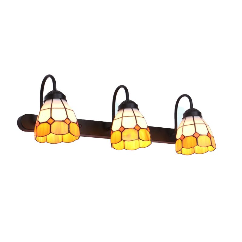 Sirena Vintage Bloemvormige Slaapkamer Wandlampen Metaal Glas