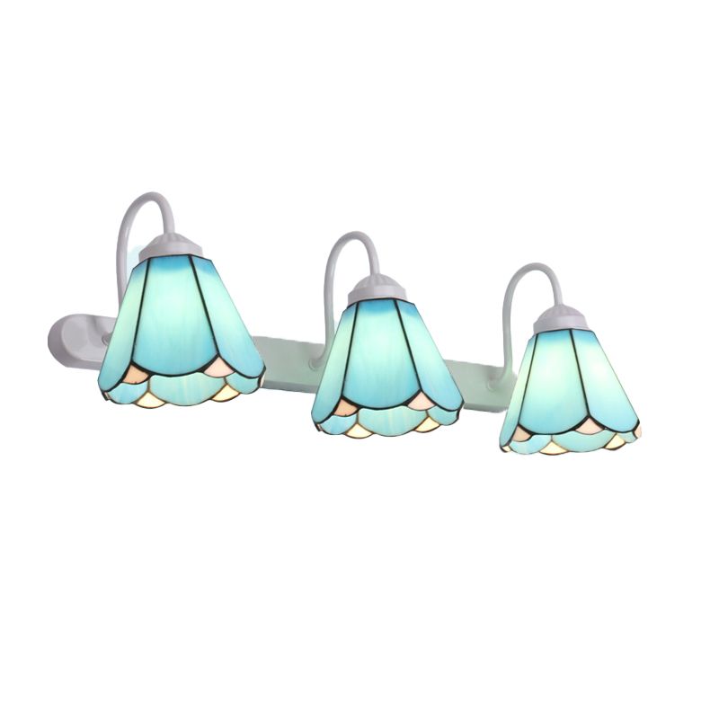 Sirena Vintage Bloemvormige Slaapkamer Wandlampen Metaal Glas