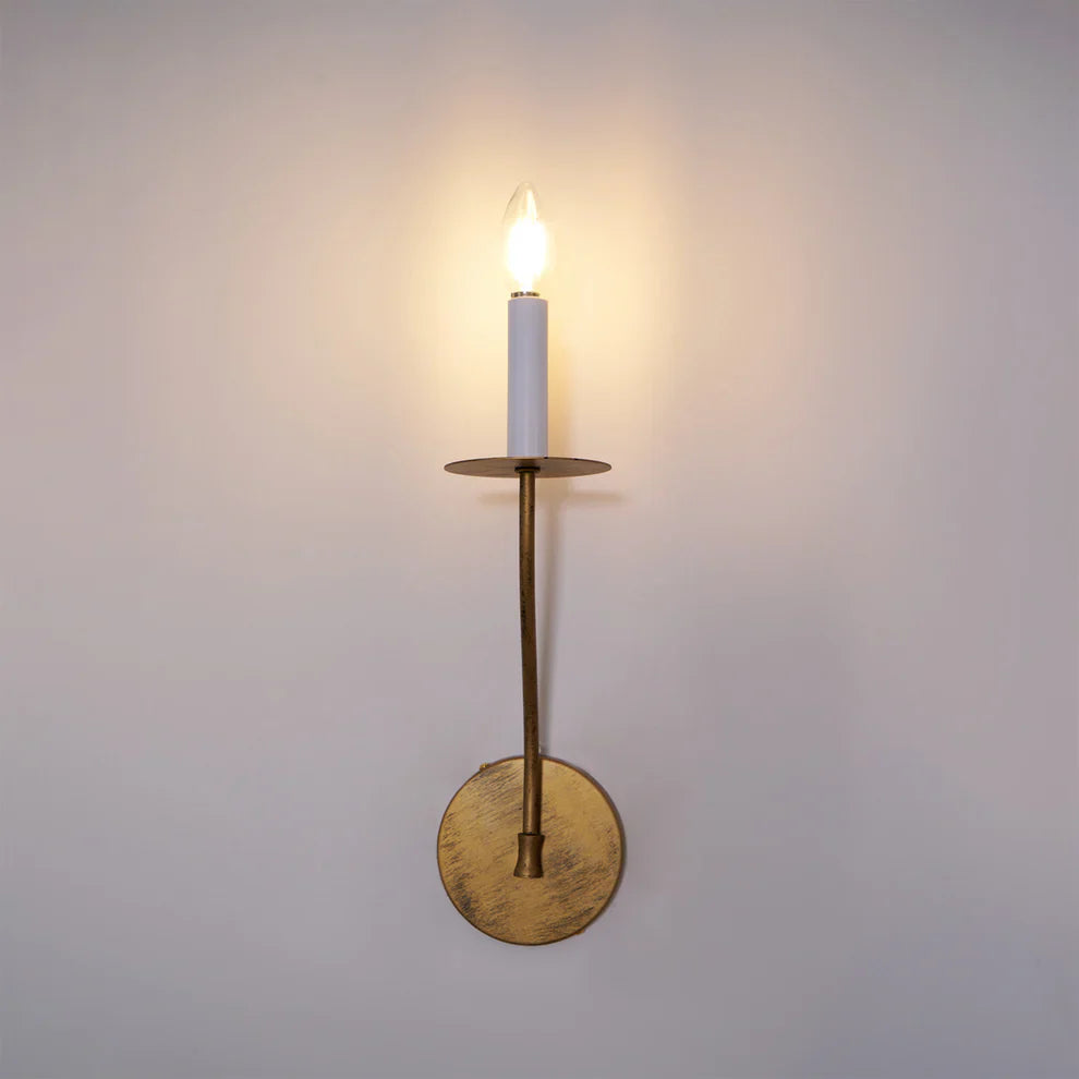 Valerio Vintage Kaars Metaal Wandlamp Armatuur Hal Slaapkamer Badkamer