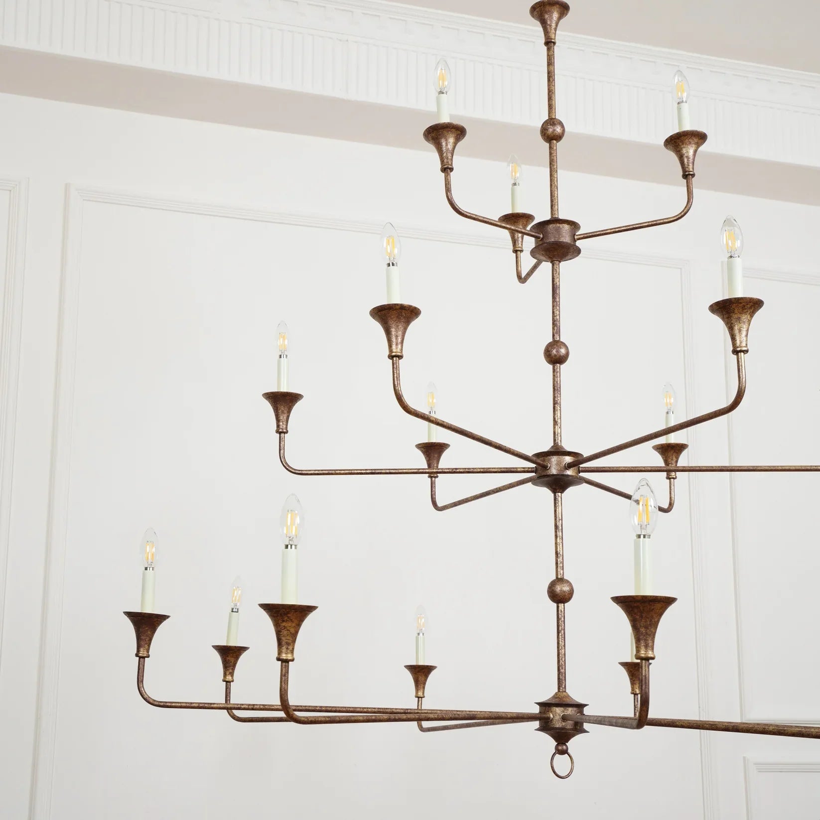 Valerio Vintage Metaal Pyriet Bronzen Hanglampen Eetkamer Slaapkamer