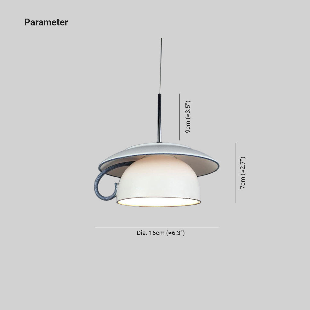 Hailie Scandinavisch Kop Keramisch LED Hanglampen Slaapkamer