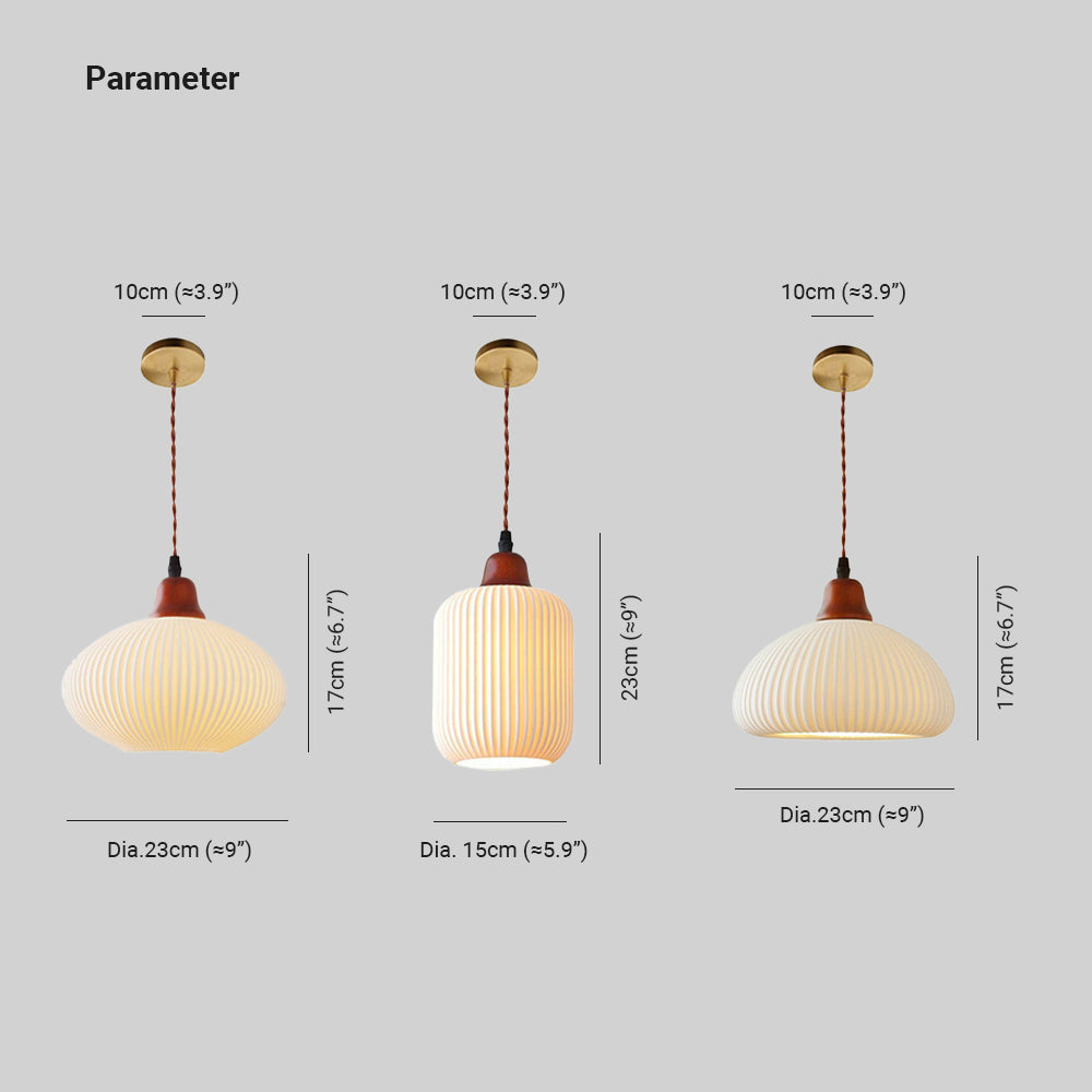 Hailie Keramisch Hanglampen Slaapkamer Eetkamer Woonkamer