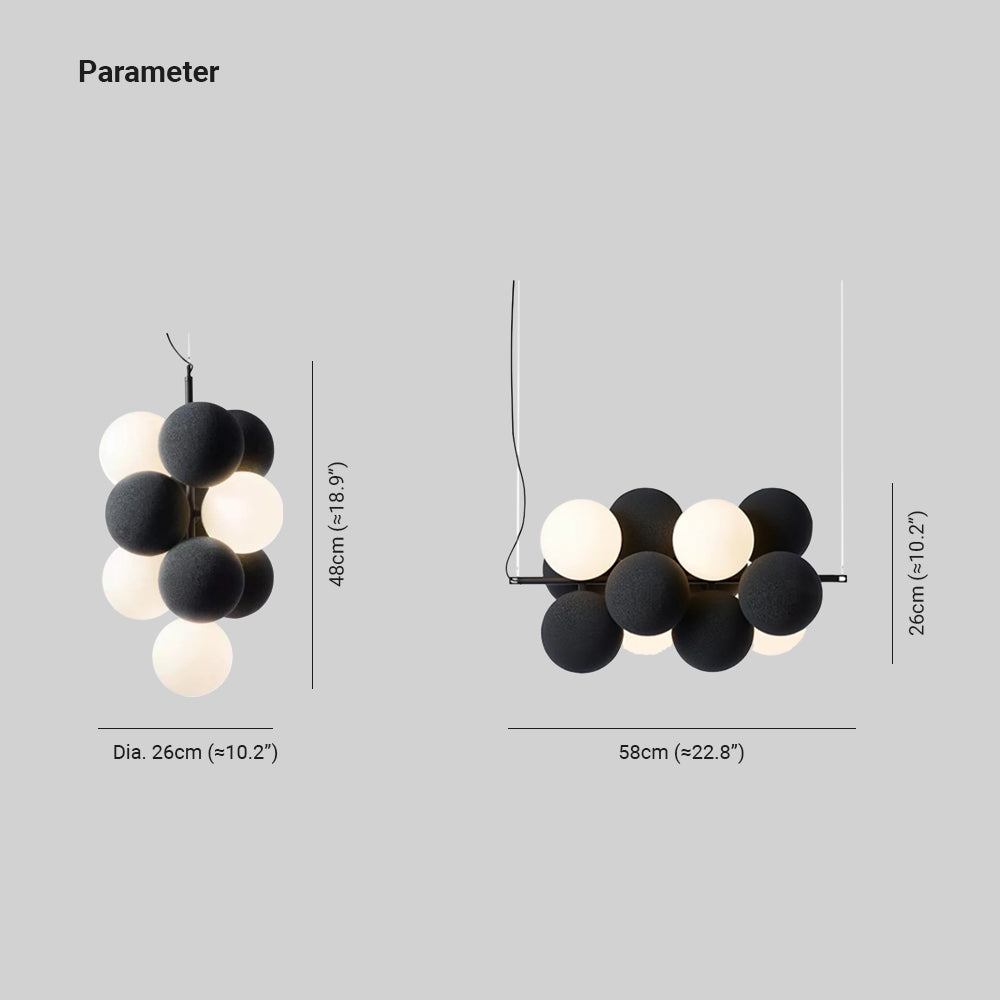 Morandi Scandinavisch Bubbel Hanglampen Slaapkamer Eetkamer