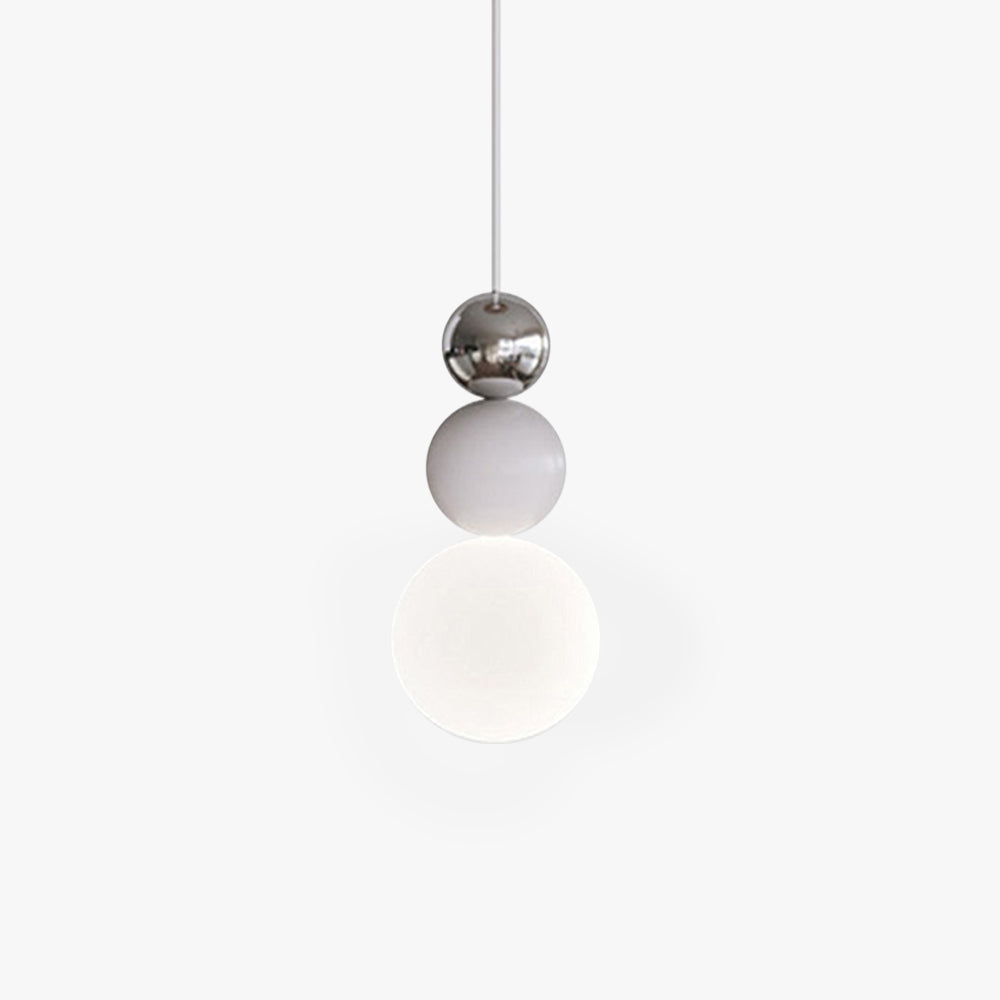Morandi Modern Bauhaus LED Glas Metaal Hanglampen Bedroom