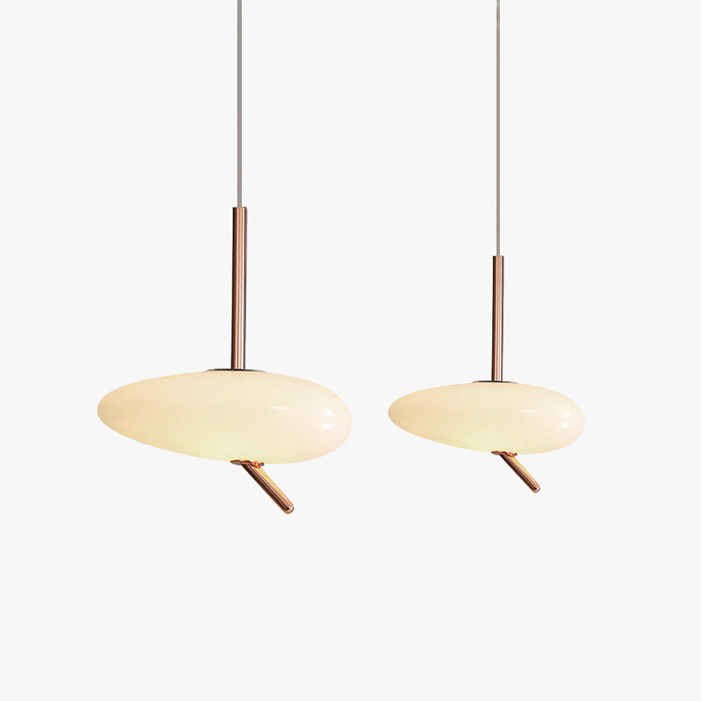 Hailie Modern Kiezels Acryl Metaal Hanglampen Woonkamer