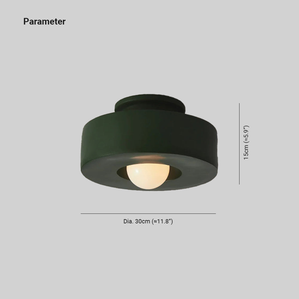 Morandi Noords Macaron Inbouwmontage Plafondlamp Hars Slaapkamer