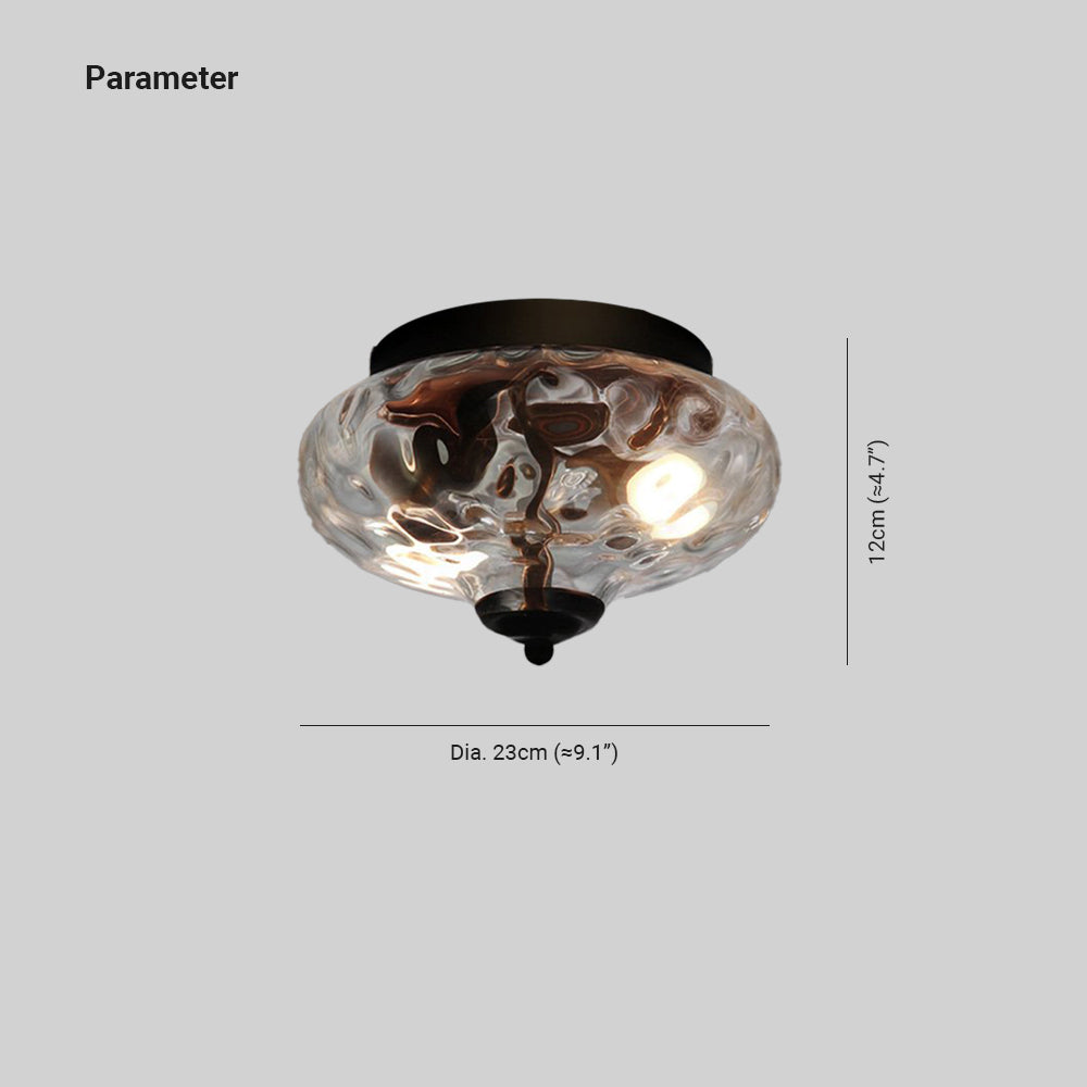 Carina Ontwerp Plafondlamp Met Flush Mount Metaal/Glas Woonkamer/Keuken