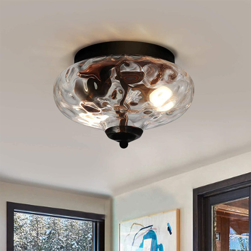 Carina Ontwerp Plafondlamp Met Flush Mount Metaal/Glas Woonkamer/Keuken