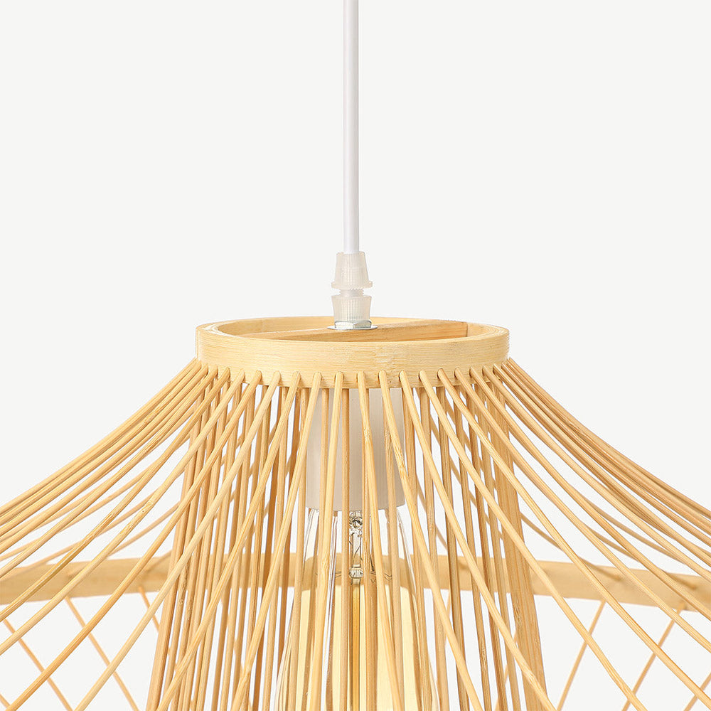Muto Creatief Handgemaakt Hanglampen Bamboe Woonkamer