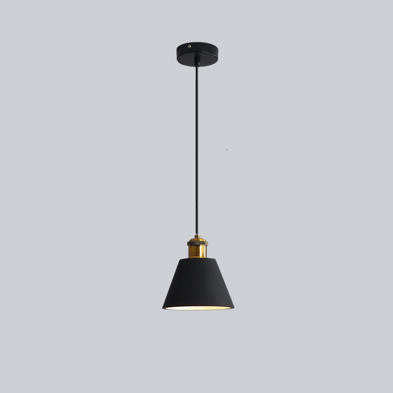 Morandi Design Vormen LED Hanglampen Wit/Oranje/Zwart Metaal/Hars Eetkamer
