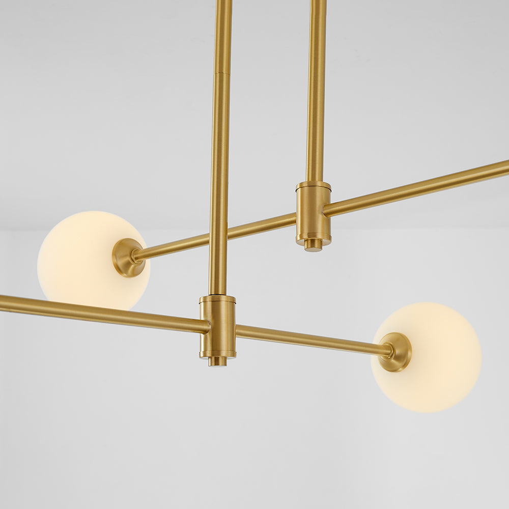 Valentina Moderne Bubble  Hanglampen Goud Koper Glas Slaapkamer