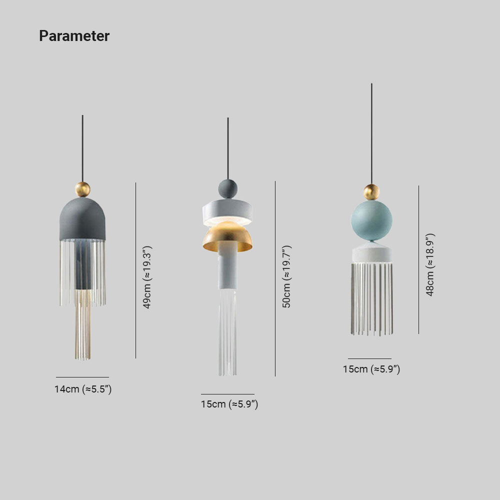 Morandi Ronde Kleine LED Hanglampen Metaal Eetkamer Woonkamer