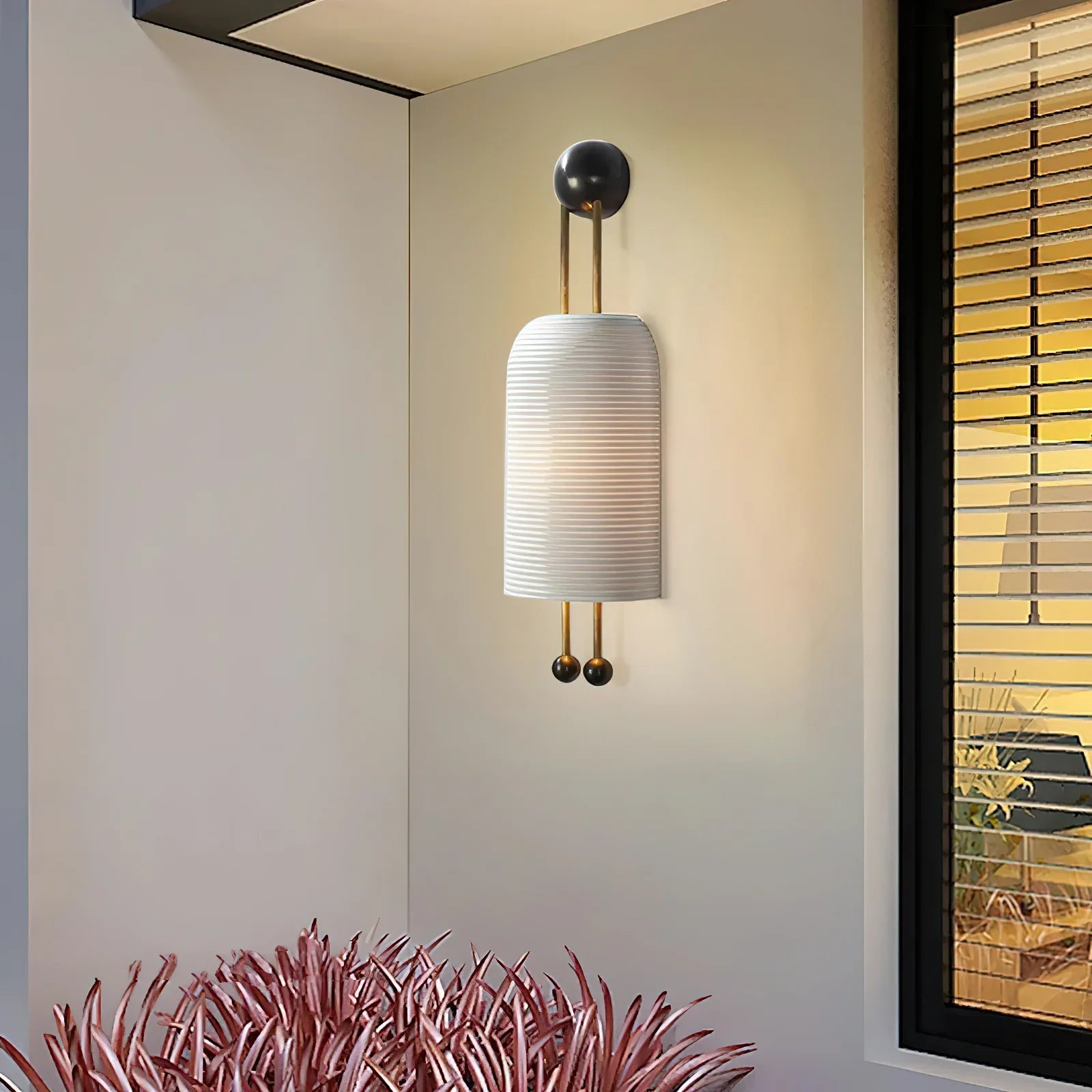 Alessio Metaal Glas Wit Wandlamp Eetkamer Slaapkamer