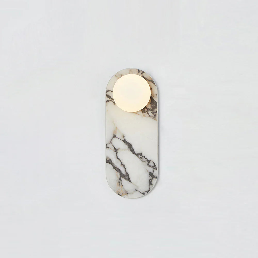 Elif Minimalisme Marmer Glas Wandlamp Eetkamer Slaapkamer